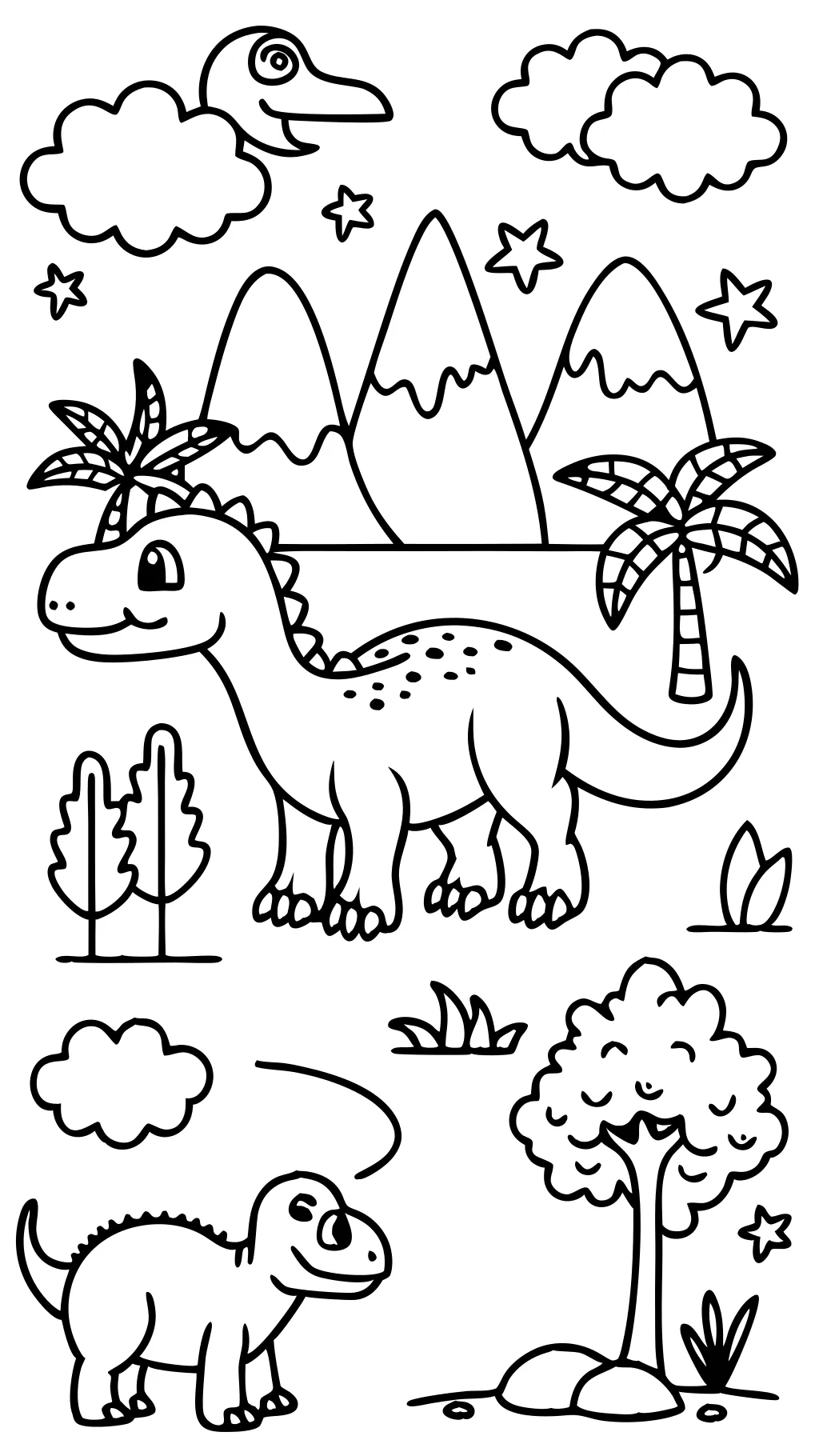 dino coloring pages